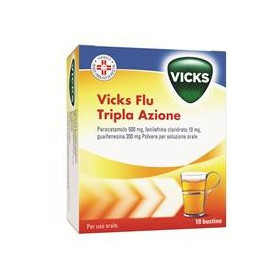 VICKS FLU TRIPLA AZIONE POLVERE PER SOLUZIONE ORALE