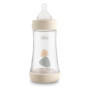 CHICCO BIBERON PERFECT 5 UNISEX 240 ML IN SILICONE 2 FORI