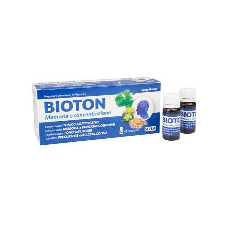 BIOTON ELEUTEROCOCCO MEMORIA CONCENTRAZIONE 14 FLACONCINI