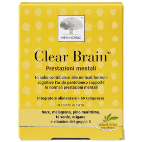 CLEAR BRAIN 60 COMPRESSE