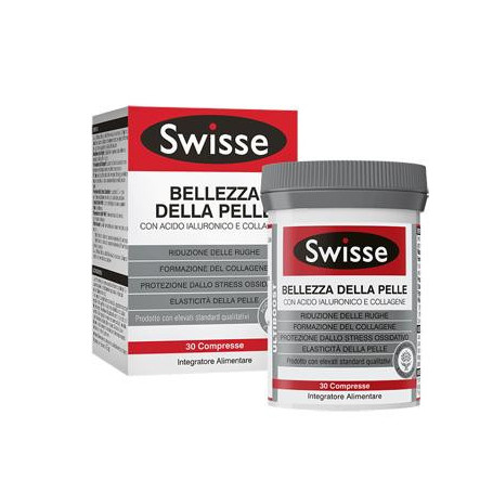 SWISSE ACIDO IALURONICO COLLAGENE BELLEZZA DELLA PELLE 30 COMPRESSE