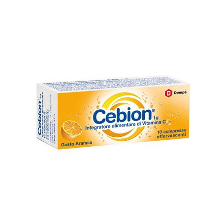 CEBION EFFERVESCENTI VITAMINA C ARANCIA 10 COMPRESSE