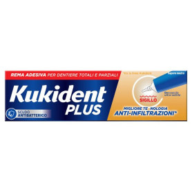 KUKIDENT PLUS BARRIERA ANTI-CIBO NEUTRO CREMA ADESIVA DENTIERE 40 G