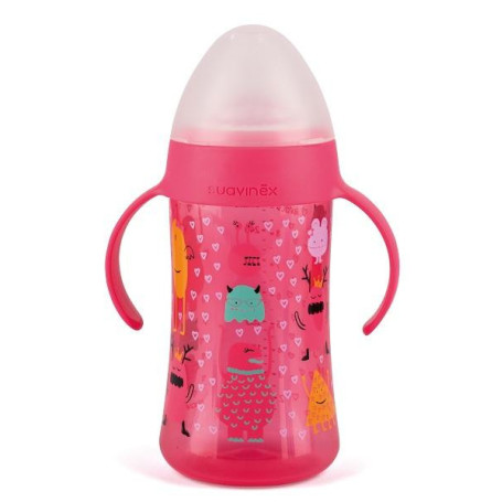 SUAVINEX BOOO BIBERON SECOND DA 270ML +12 MESI ROSA