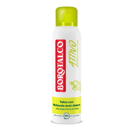 BOROTALCO DEO SPRAY ATTIVO GIALLO 150 ML