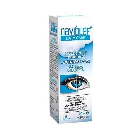 NAVIBLEF DAILY CARE SCHIUMA PER RIMOZIONE SECREZIONI OCULARI DA PALPEBRE E CIGLIA 50 ML