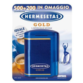 HERMESETAS GOLD 500+200 COMPRESSE 35 G