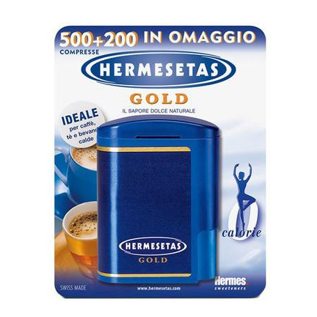 HERMESETAS GOLD 500+200 COMPRESSE 35 G