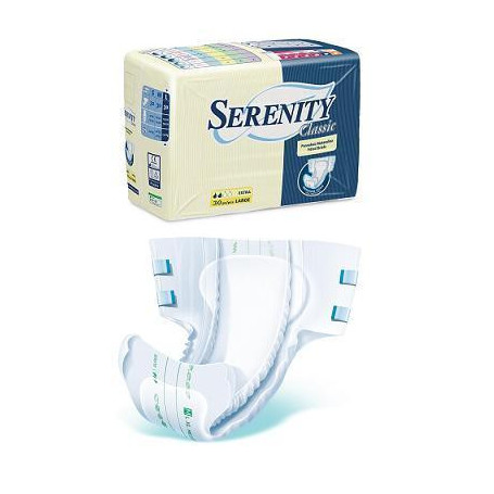 PANNOLONE PER INCONTINENZA A MUTANDINA SERENITY CLASSIC FORMATO MAXI TAGLIA LARGE 15 PEZZI
