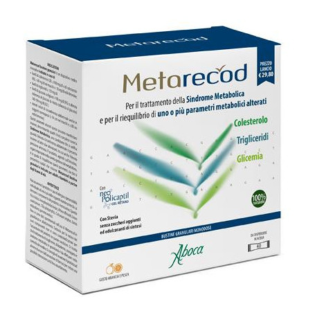 METARECOD 40 BUSTINE GRANULARI X 2,5G GUSTO ARANCIA E PESCA