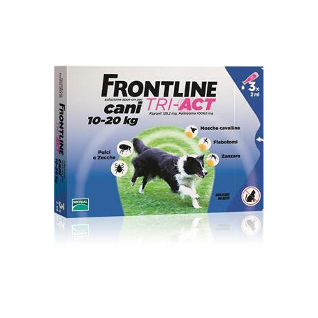 FRONTLINE TRI-ACT SOLUZIONE SPOT-ON PER CANI DI 10-20 KG