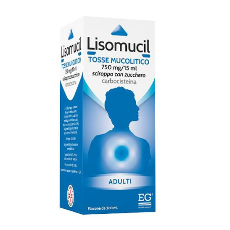 LISOMUCIL TOSSE MUCOLITICO 750 MG/15 ML SCIROPPO