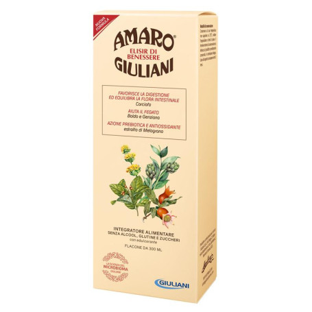 AMARO GIULIANI ELISIR BENESSERE 300 ML NUOVA FORMULA