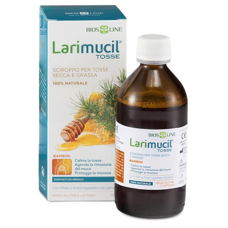 LARIMUCIL TOSSE PEDIATRICO 1+ SCIROPPO 175 ML CE 0426 230 G