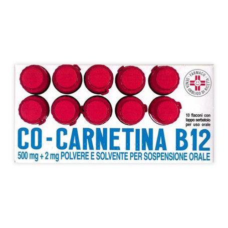COCARNITIN B12 500 MG/2 MG POLVERE E SOLVENTE PER SOSPENSIONE ORALE