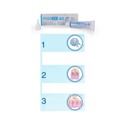 PODOKER 40 GEL AZIONE CHERATOLITICA TUBO DA 30 ML CON APPLICATORE