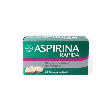 ASPIRINA RAPIDA 500 MG COMPRESSE MASTICABILI