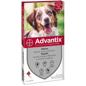 ADVANTIX SPOT-ON PER CANI OLTRE 10 KG FINO...