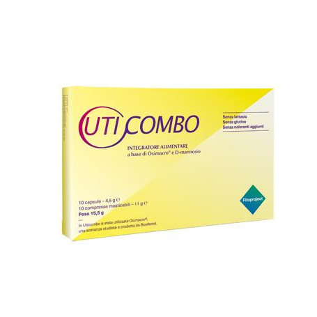 UTICOMBO 10 CAPSULE + 10 COMPRESSE MASTICABILI