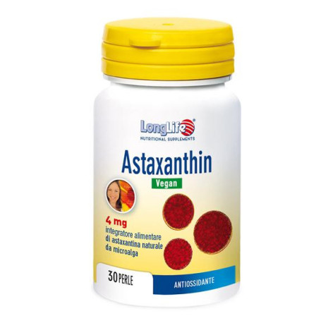 LONGLIFE ASTAXANTHIN 30 PERLE VEGETALI