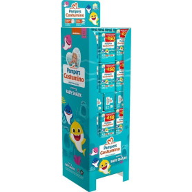 PAMPERS COSTUMINO BABY SHARK DISPLAY 36 PEZZI