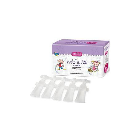 NEBIAL FLACONCINI SOLUZIONE SALINA IPERTONICA DI SODIO CLORURO AL 3% CON ACIDO IALURONICO 20X5 ML