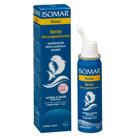 ISOMAR NASO CHIUSO SOLUZIONE ACQUA DI MARE IPERTONICA PER DECONGESTIONE NASO CHIUSO 50 ML