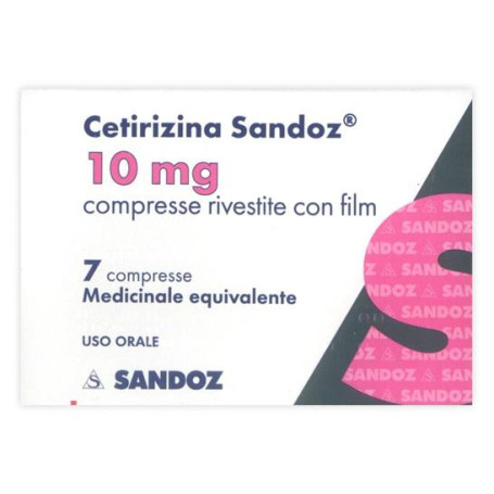 CETIRIZINA SANDOZ 10 MG COMPRESSE RIVESTITE CON FILM