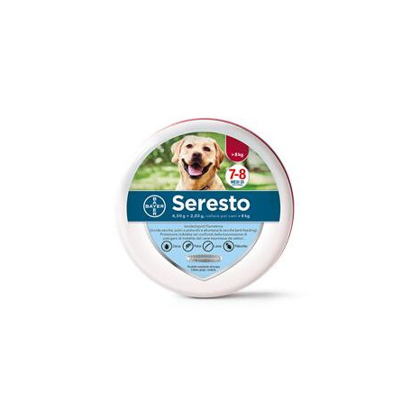 SERESTO 4,50 G + 2,03 G, COLLARE PER CANI  8 KG