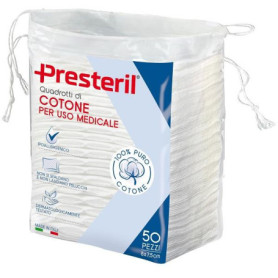 QUADROTTI COTONE IDROFILO PRESTERIL 8X7,5...