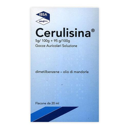 CERULISINA 4,6G /100 ML + 87 G/100 ML GOCCE AURICOLARI SOLUZIONE