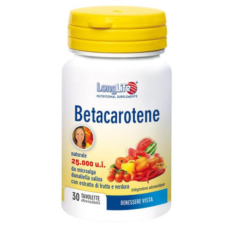 LONGLIFE BETACAROTENE 25000 UI 30 COMPRESSE