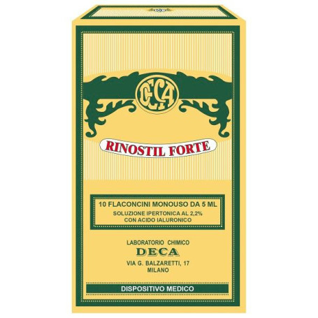RINOSTIL FORTE SOLUZIONE IPERTONICA 10 FLACONCINI MONOUSO DA 5 ML