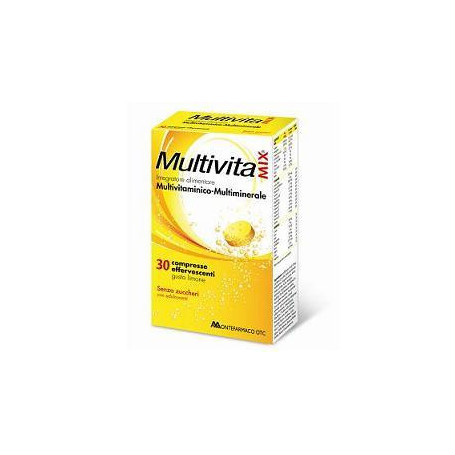 MULTIVITAMIX SENZA ZUCCHERO 30 COMPRESSE EFFERVESCENTI