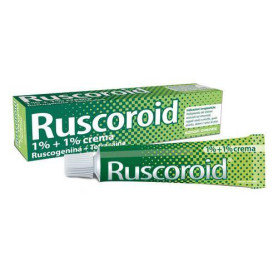 RUSCOROID 10 MG/G + 10 MG/G CREMA RETTALE