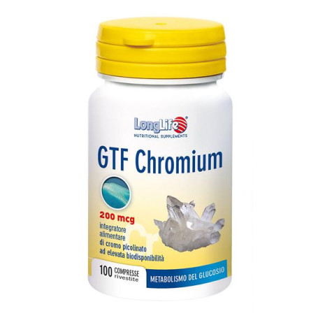 LONGLIFE GTF CHROMIUM 100 COMPRESSE RIVESTITE