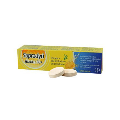 SUPRADYN RICARICA 50+ 15 COMPRESSE EFFERVESCENTI