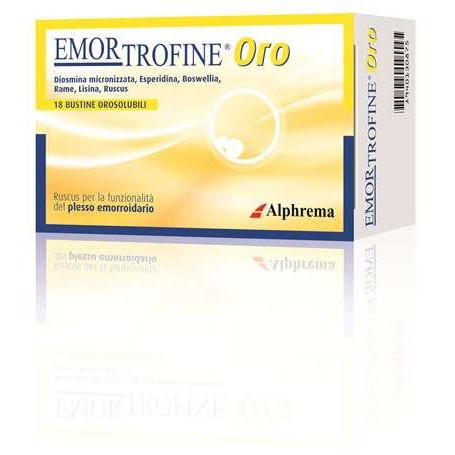 EMORTROFINE ORO 18 BUSTINE DA 3 G