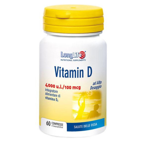 LONGLIFE VITAMIN D 4000UI 60 COMPRESSE DIVISIBILI