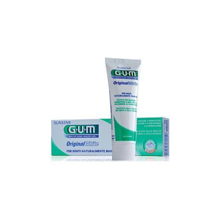 GUM ORIGINAL WHITE DENTIFRICIO 75 ML