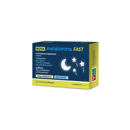 NOVA MELATONINA FAST 45 COMPRESSE 1MG DI MELATONINA