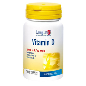 LONGLIFE VITAMIN D 400UI 100 COMPRESSE...