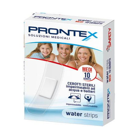 CEROTTO PRONTEX WATER STRIPS MEDIO 10 PEZZI