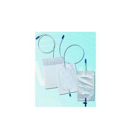 SACCA DI DRENAGGIO DA LETTO PER INCONTINENZA STANDARD 2 LT TUBO 130 CM 10 PEZZI