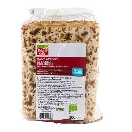 LA FINESTRA SUL CIELO PANE AZZIMO DI FARRO 200 G