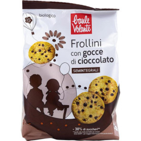 BAULE VOLANTE FROLLINI CON GOCCE DI CIOCCOLATO SEMINTEGRALI