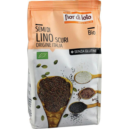 SEMI DI LINO SCURI ITALIA SENZA GLUTINE BIO 400 G