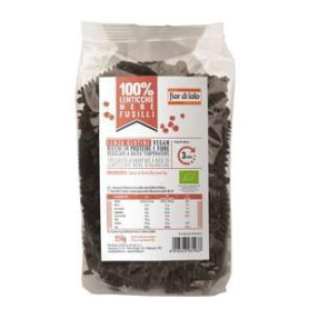 FUSILLI DI LENTICCHIE NERE BIO 250 G