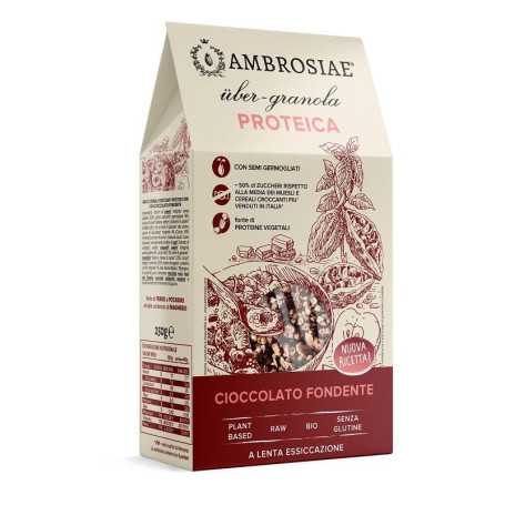 UBERGRANOLA PROTEICA CIOCCOLATO FONDENTE 250 G