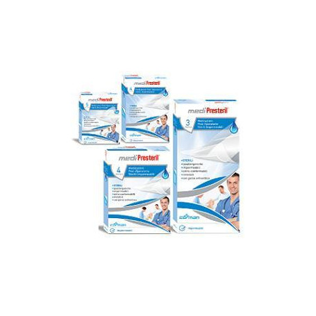 MEDICAZIONE POST OPERATORIA MEDIPRESTERIL IMPERMEABILE 10X15CM 4 PEZZI